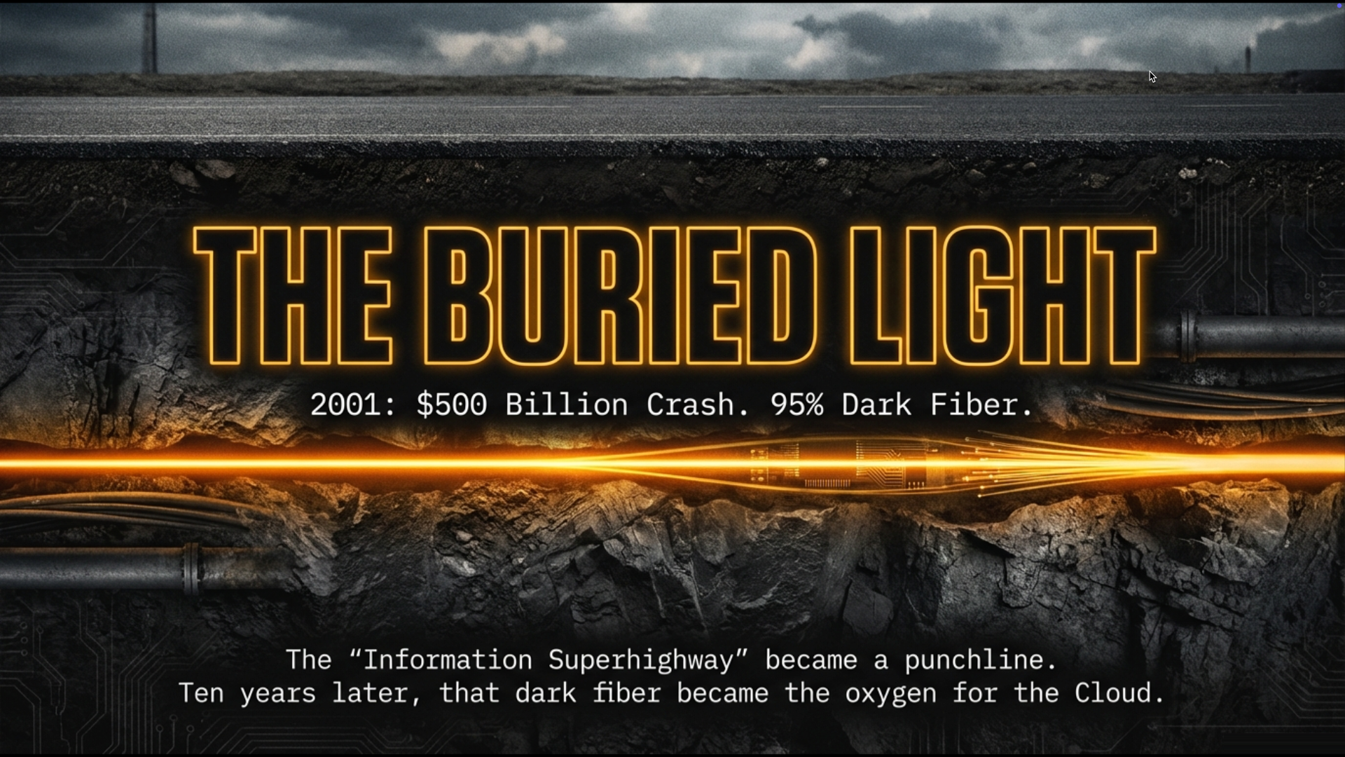 The Buried Light: Fiber optic cables underground